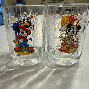 Millennial year y2k 2,000 McDonald’s Vintage Disney Cups Made In France